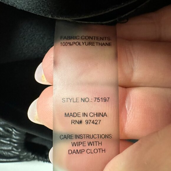 Dolce Cabo Faux Leather Top - Picture 9 of 11